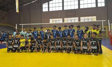 Voli Putra Kabupaten Bogor Tampil Dominan di Porprov