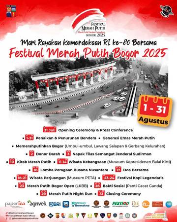 Potensi Pariwisata Bogor Saat Festival Merah Putih 