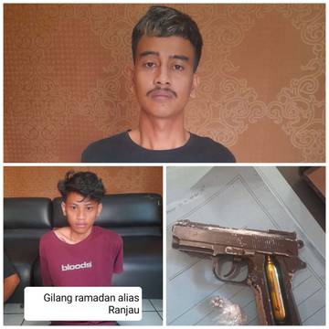 Polresta Bogor Kota Tangkap Pelaku Pengainayaan Airsoft Gun 