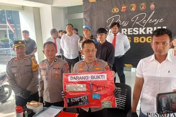 Polres Bogor Ungkap Sindikat Curanmor Cileungsi