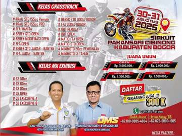Ratusan Crosser Siap Tanding di Grasstrack Bogor