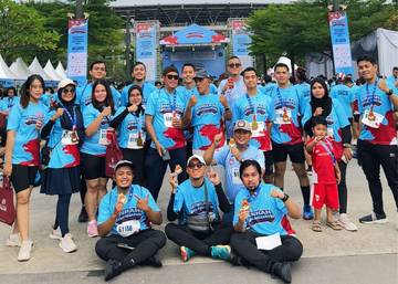 Peserta Bela Negara Run Gaungkan Semangat Persatuan