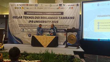 IPB Ekspose Teknologi Jasa Reklamasi Tambang
