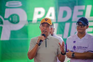 Ratusan Peserta Padel Ramaikan Wali Kota Bogor Cup
