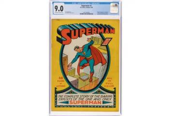 Komik Superman 1939 Termahal di Dunia