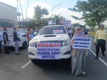 Warga Kota Wisata Gugat PBG Gedung 7 Lantai