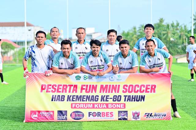 Jurnalis Bone FC Curi Perhatian Laga Eksebisi HAB