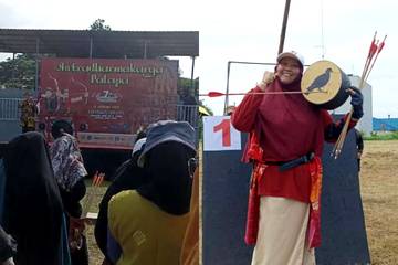 Pemanah Asal Bone Unjuk Diri di Ajang Panahan Nasional