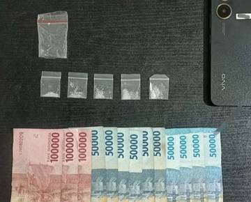Lima Sachet Sabu Disembunyikan di Celana Dalam  Pelaku