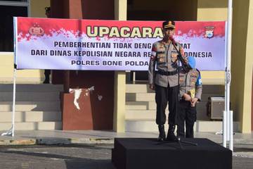 Polres Bone PTDH Salah Satu Personel Terlibat Narkoba