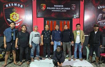 Polsek Kajuara Amankan Pelaku Pencurian di Bulukumba