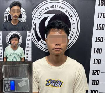 Satresnarkoba Bone Tangkap Tiga Pemuda Jaringan Sabu