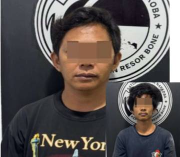 Dua Residivis Pengedar Sabu Diamankan Satresnarkoba Polres Bone
