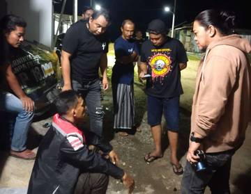 Warga Gerak Cepat Amankan Terduga Pencuri di Bone