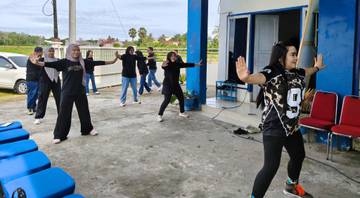 RRI Bone Gelar Senam Sehat Akhir Tahun