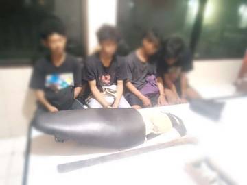 Empat Pemuda Diamankan Usai Tawuran di Terminal Palakka