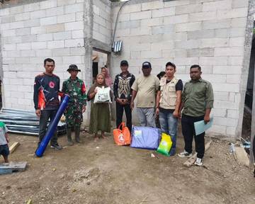 Angin Kencang Terjang Sinjai, BPBD Salurkan Bantuan