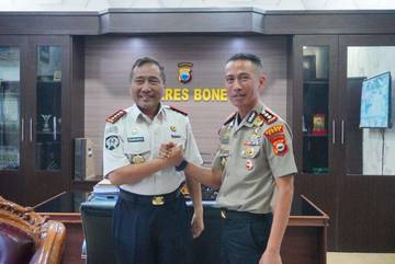 Lapas Watampone Perkuat Sinergi Pengamanan Bersama Polres 
