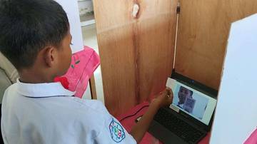 SMPN 1 Sinjai Pilih Ketua Osis Pakai Barcode