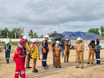 Bupati Sinjai Tinjau Sekolah Rakyat, Progres 10 Persen