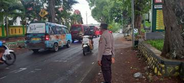 Polsek Jajaran Polres Soppeng Atur Lalin Pagi
