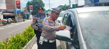 Hari kedua, Satlantas Polres Bone Imbau Tertib Lalulintas