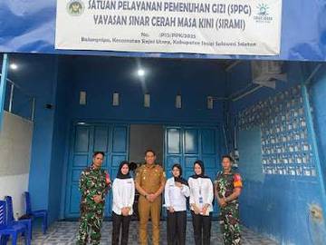 Wabup Sinjai Sidak SPPG, Mutu MBG Dicek