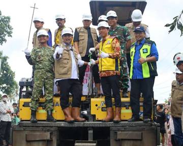 Jalan Ujung Lamuru–Palattae di Bone Tuntas 95 Persen