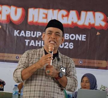 KPU Sasar Pemilih Pemula di SMAN 7 Bone