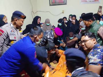 Tiba Rumah Duka, Jenazah Nelayan Aidil Langsung Dimakamkan