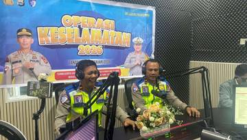 Polantas Bone Edukasi Warga Lewat Siaran RRI