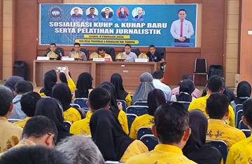 Polres Soppeng Sosialisasikan KUHP dan KUHAP Baru