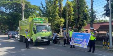 Ops Keselamatan Pallawa, Polantas Bone Edukasi Pengendara