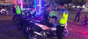 Ops Keselamatan, Polantas Bone Tertibkan Knalpot Brong