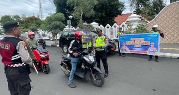 Polantas Bone Gencarkan Edukasi Keselamatan Pengguna Jalan 