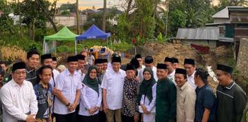 Menteri Agama Groudbreaking Gedung PCNU Centre Bone