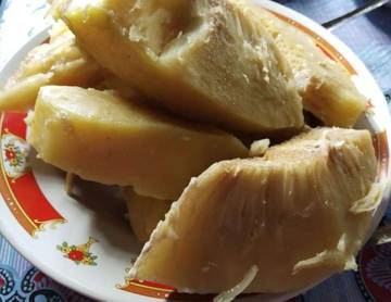 Sukun Rebus Santan Kelapa, Simpel Enak Dinikmati Hangat