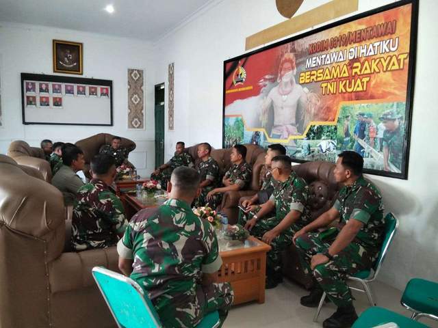 Jelang Kunjungan KSAD, Asops Kasdam XX/TIB Tinjau Mentawai