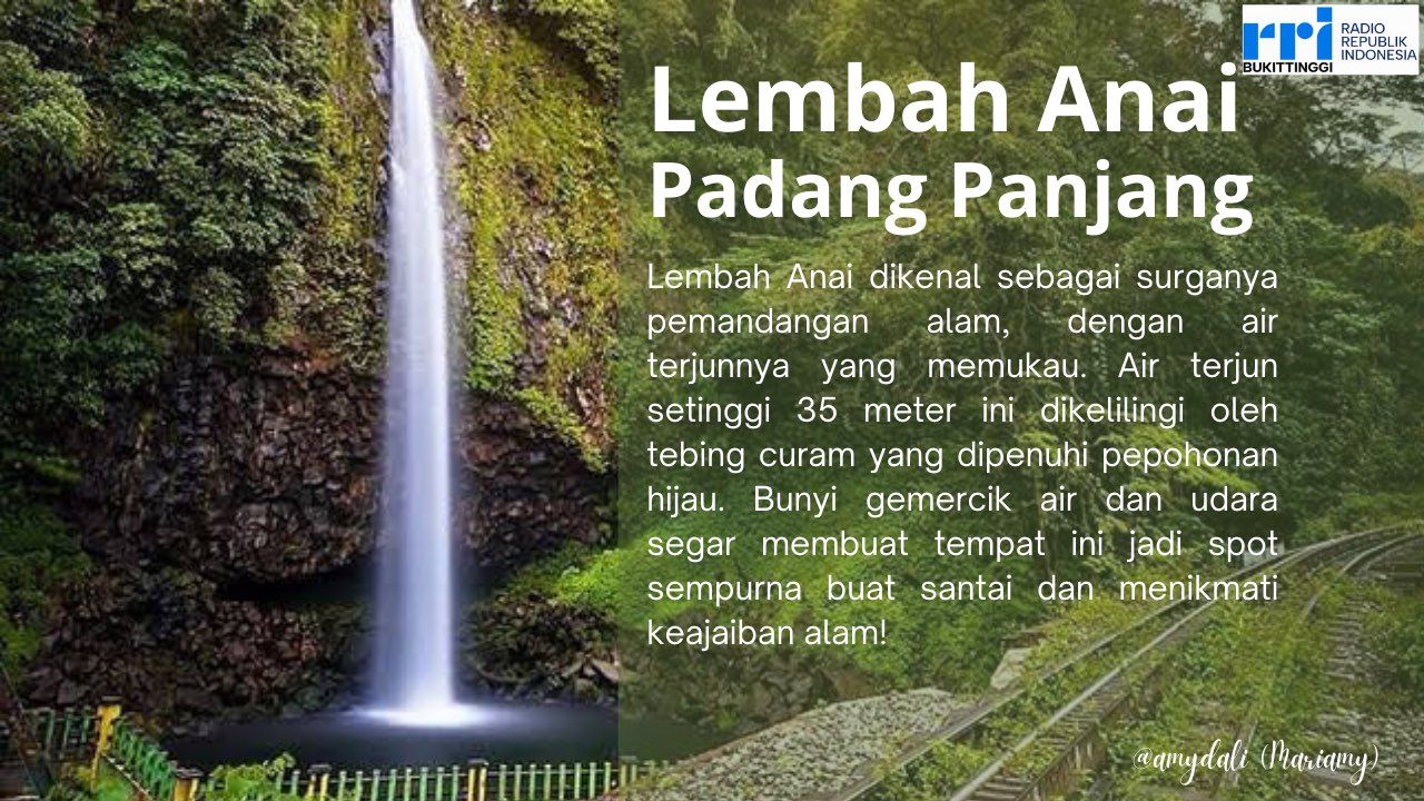 Air Terjun Lembah Anai yang Memesona di Padang Panjang