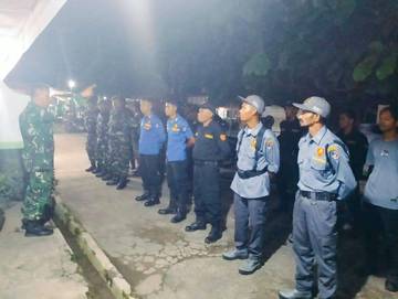  Koramil 06 Guguk  Jaga Kamtibmas Intensifkan Siskamling