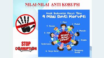 9 Nilai Anti Korupsi: Pondasi Anak Indonesia Berintegritas