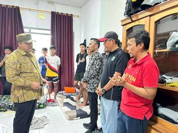  Wako Hendri Beri Dukungan Moral ke Tim PSPP