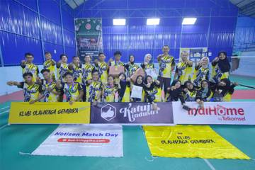 Klub Olahraga Gembira Gelar Turnamen Badminton Antar Netizen