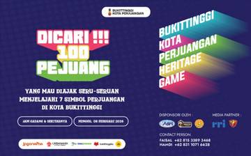 Bukittinggi Kota Perjuangan Heritage Game 2026 Segera Digelar