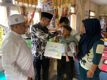 Baznas Bantu Biaya Pengobatan Anak Jantung Bawaan