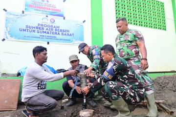 Lanud Sutan Sjahrir Percepat Air Bersih MIN3 Padang
