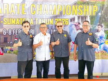 Staf Khusus FORKI Sumbar Awasi UBH Karate 2026