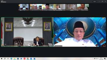 Rektor UIN Bukittinggi Ikuti BreakfastMeeting KehumasanKemenag RI SecaraDaring