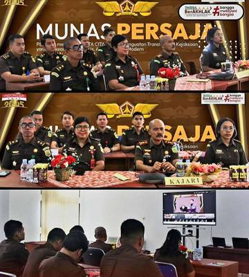 Kejari SBT Ikut Munas Persaja 2025 Secara Daring