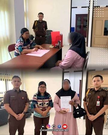 Kejari SBT Terima Denda Perkara Tindak Pidana Pilkada